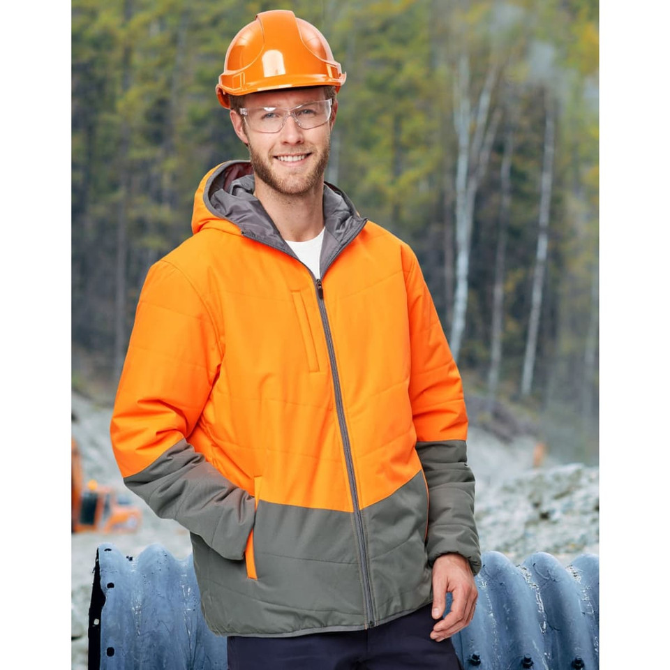 Hi-Vis Quilted Two Tone Safety Jacket