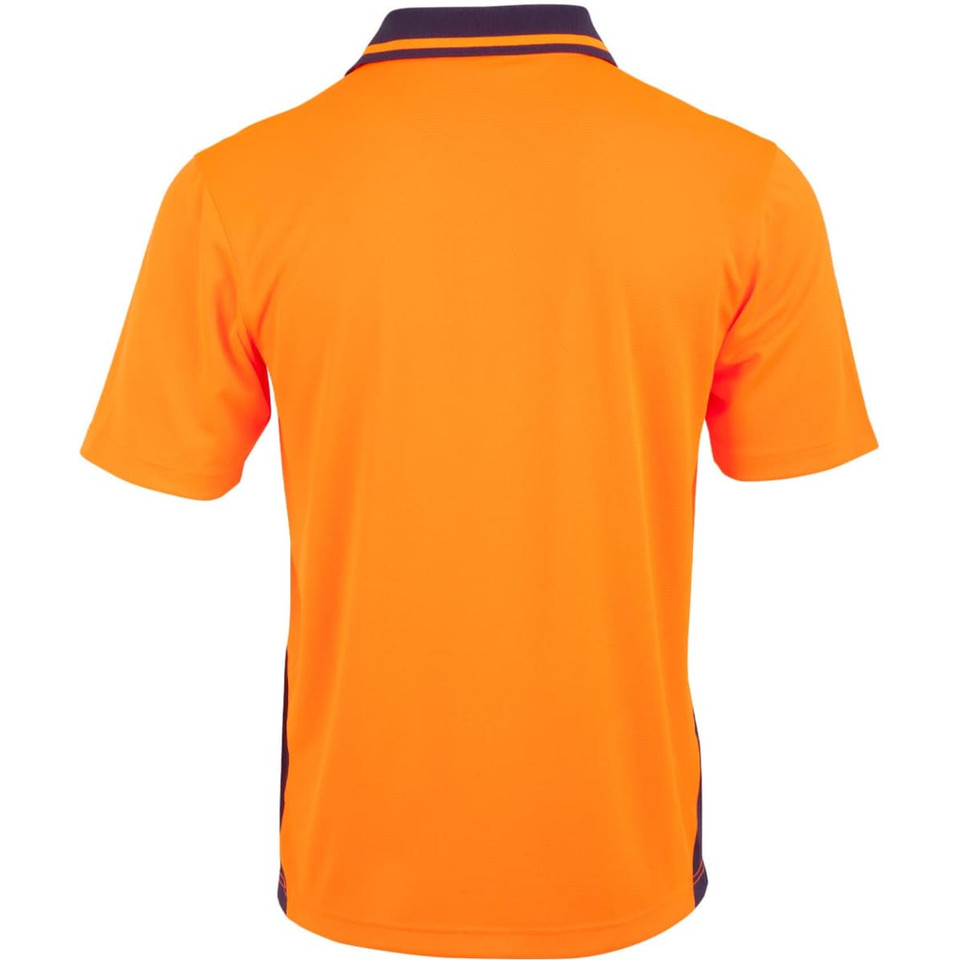 Unisex Hi-Vis Bamboo Charcoal S/S Polo