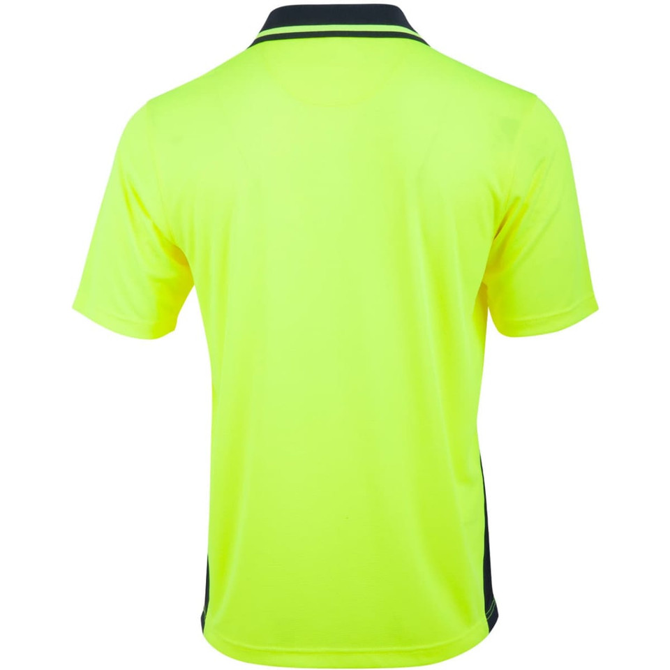 Unisex Hi-Vis Bamboo Charcoal S/S Polo