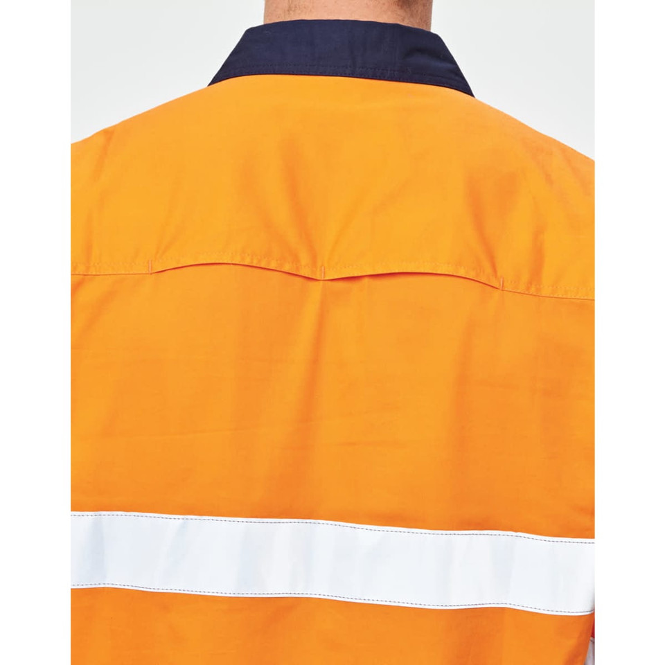 Hi-Vis Cool-Breeze Safety L/S Shirt (Generic Tape)