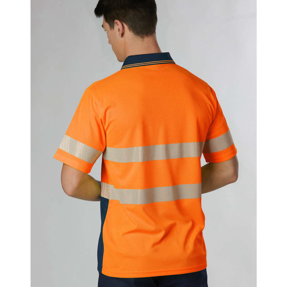 Unisex Cooldry Segmented Safety S/S Polo