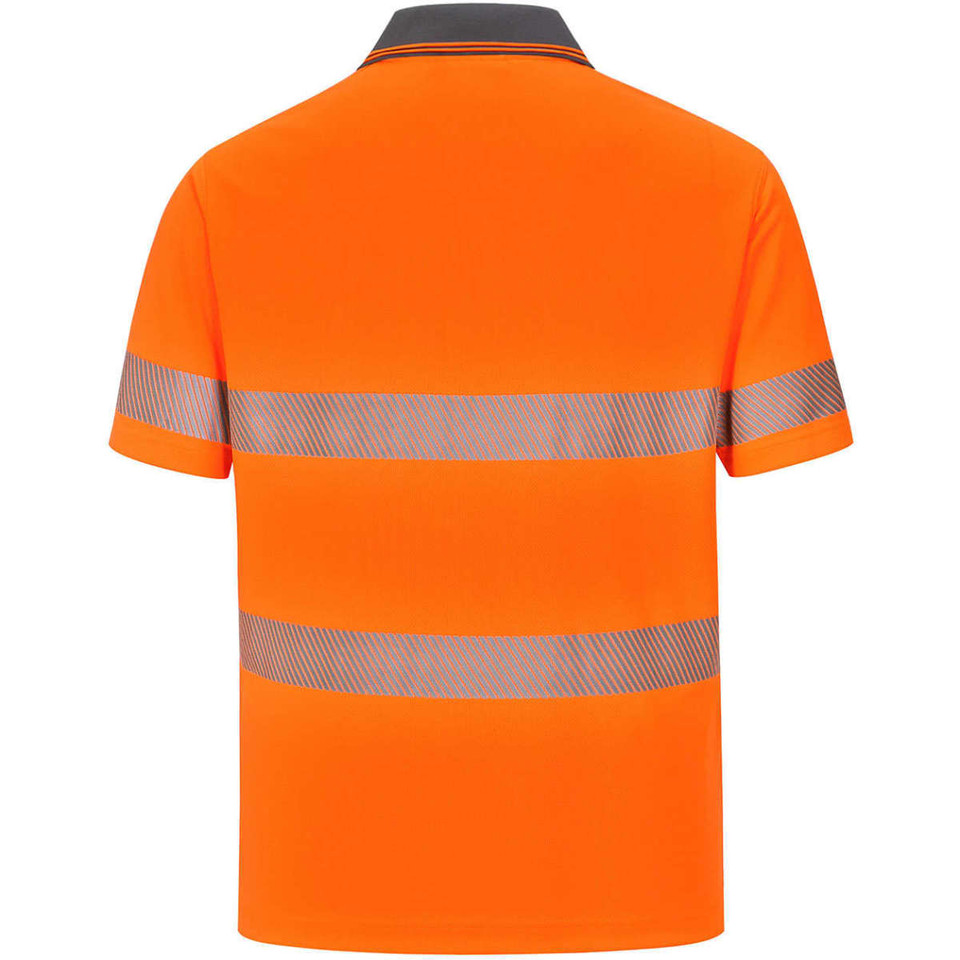 Unisex Cooldry Segmented Safety S/S Polo