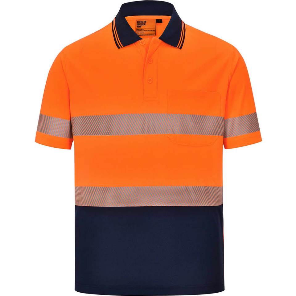 Unisex Cooldry Segmented Safety S/S Polo