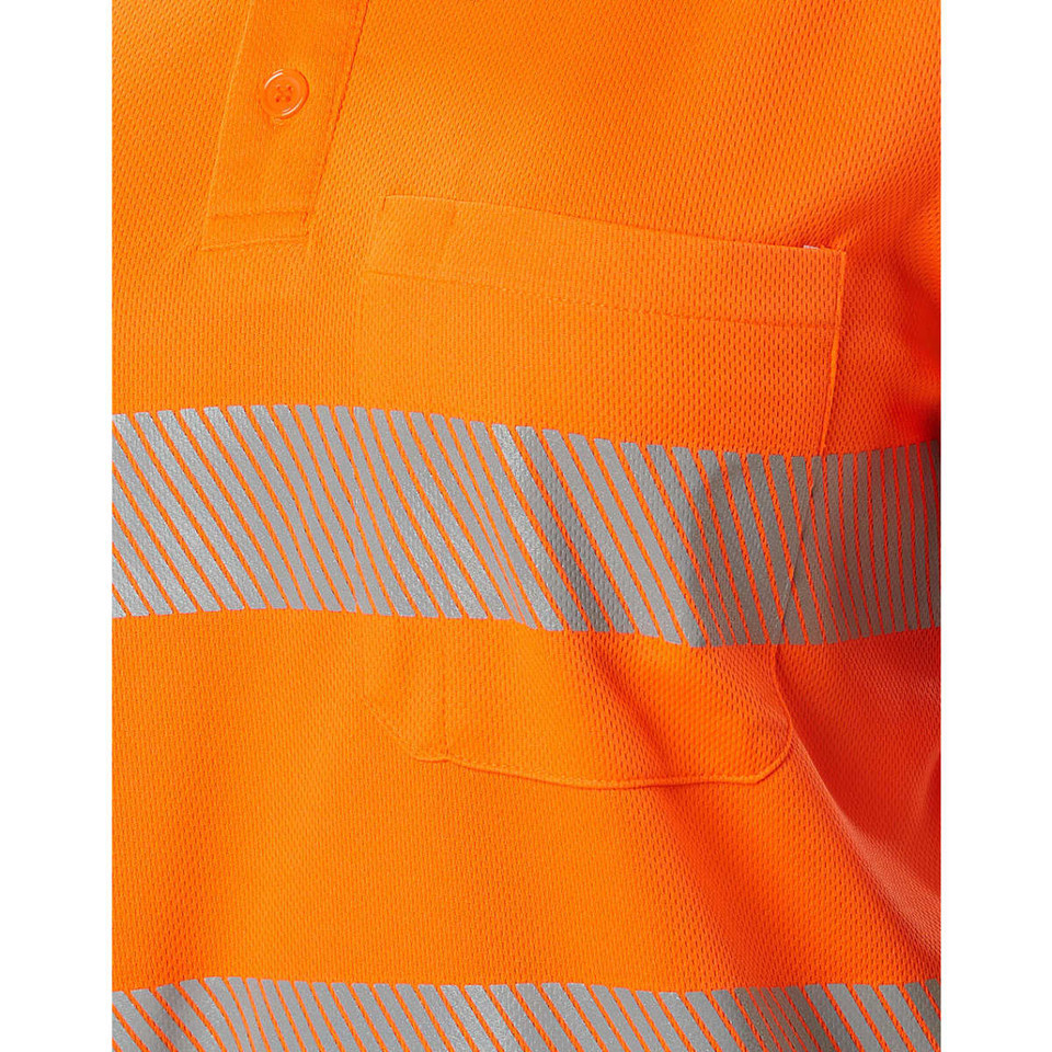 Unisex Cooldry Segmented Safety S/S Polo