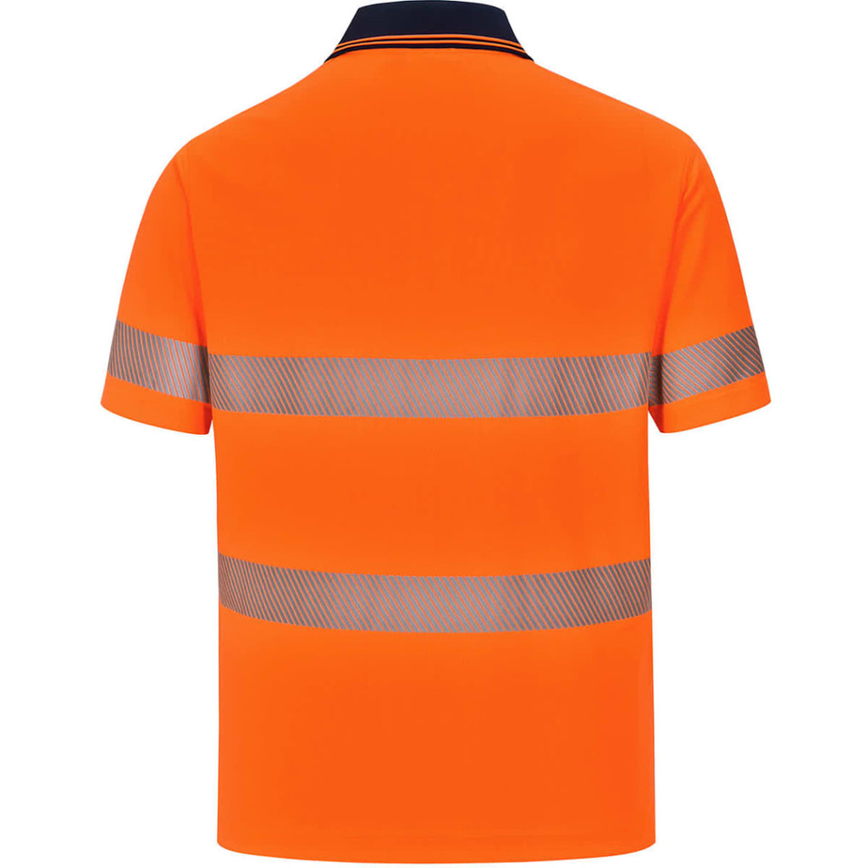 Unisex Cooldry Segmented Safety S/S Polo