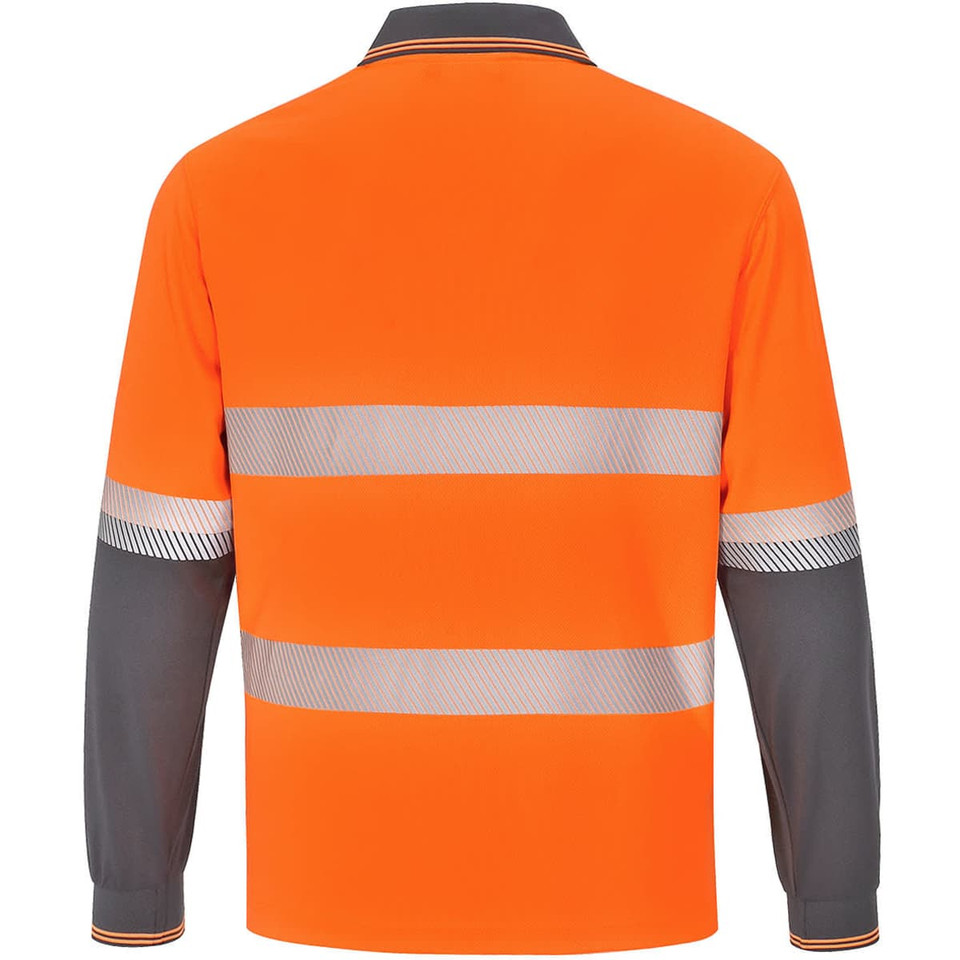 Unisex Cooldry Segmented Safety L/S Polo