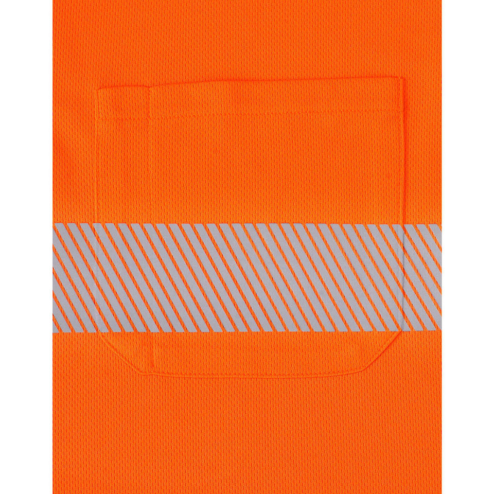 Unisex Cooldry Segmented Safety L/S Polo