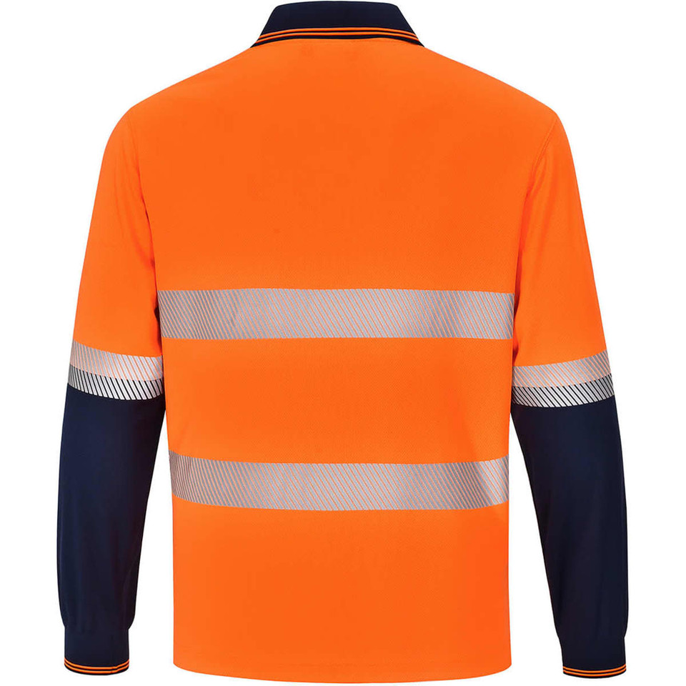 Unisex Cooldry Segmented Safety L/S Polo