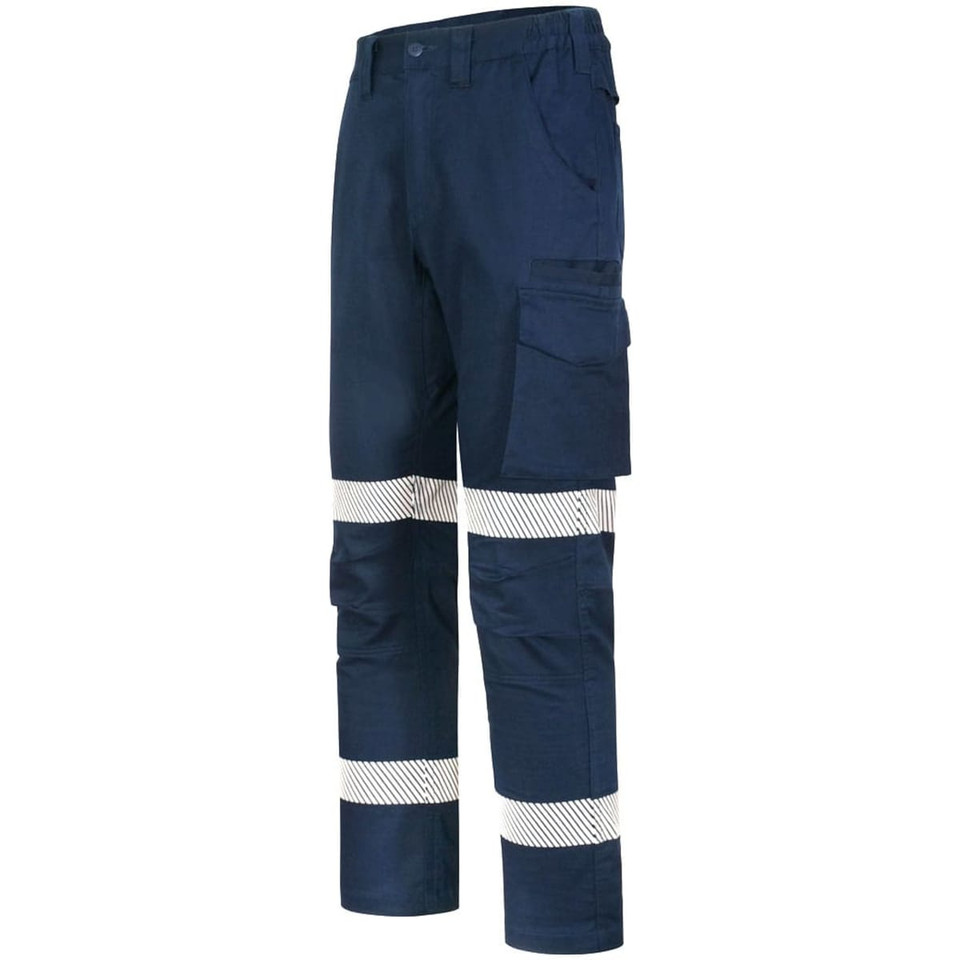 Unisex Cotton Stretch Ripstop Segmented Work Pants