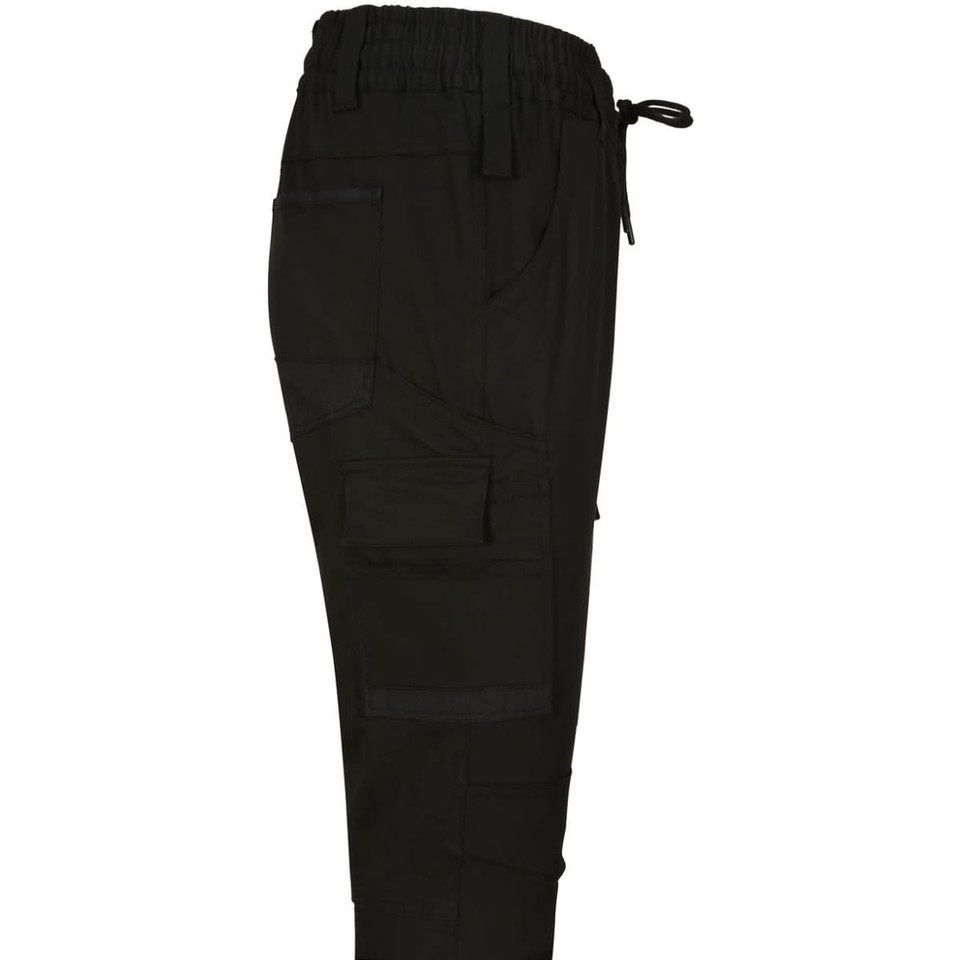 Unisex Cotton Stretch Drill Cuffed Work Pants
