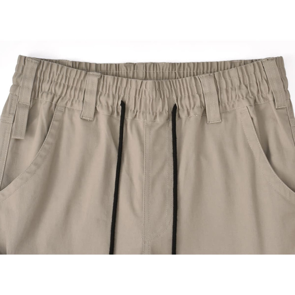 Unisex Cotton Stretch Drill Cuffed Work Pants