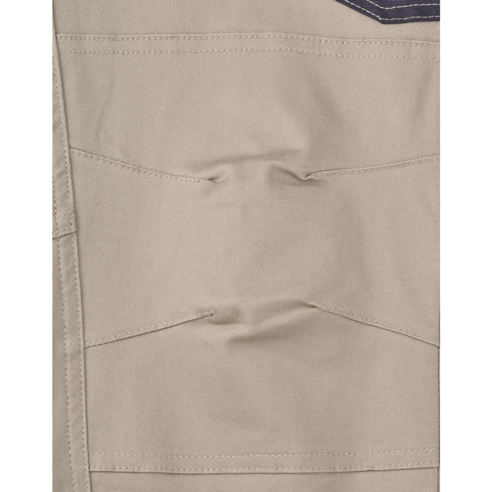 Unisex Cotton Stretch Drill Cuffed Work Pants