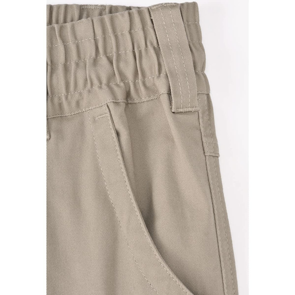 Unisex Cotton Stretch Drill Cuffed Work Pants
