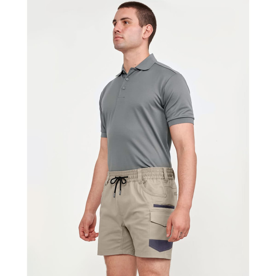 Unisex Cotton Stretch Drill Short Work Shorts