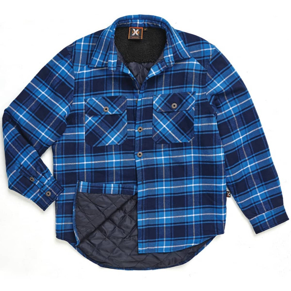 Adults' Quilted Flannel Shirt