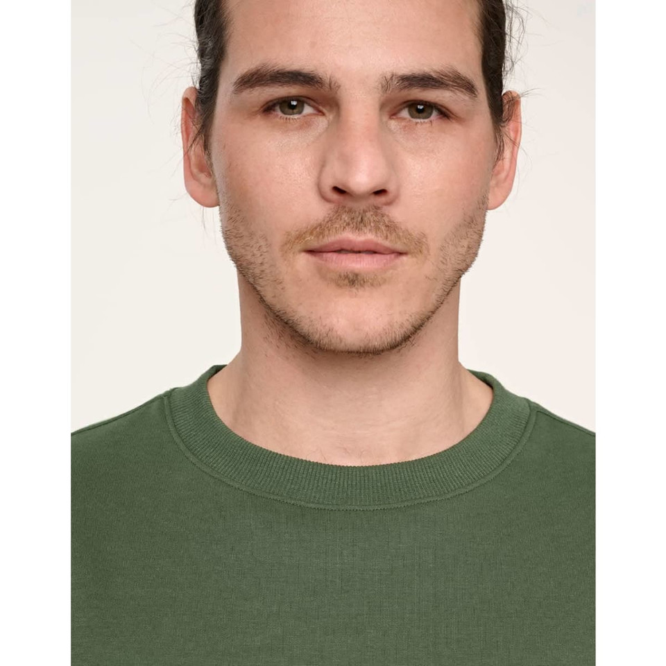 Unisex Airlayered CVC Crew Neck Sweater