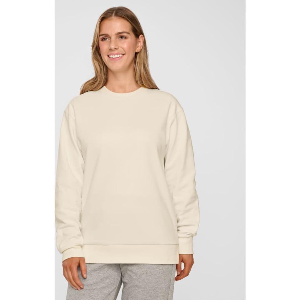 Unisex Airlayered CVC Crew Neck Sweater
