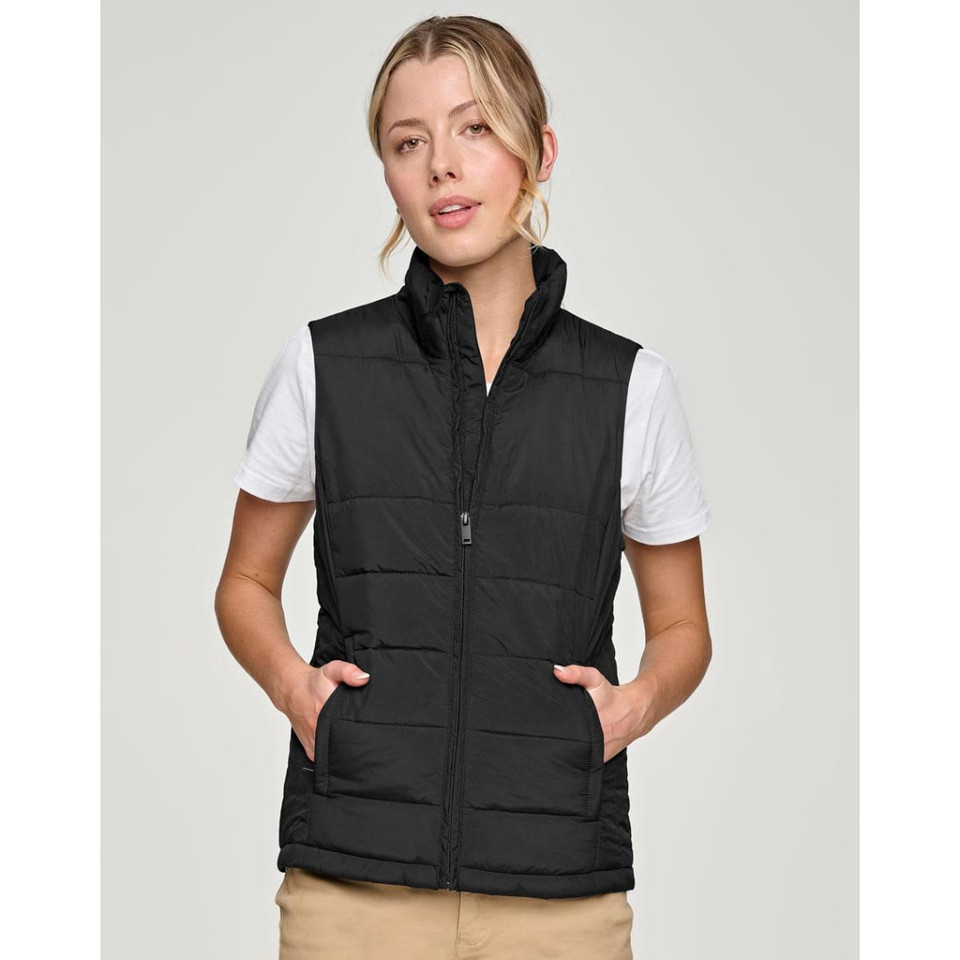 Ladies' Sustainable Insulated Puffer Vest (3D Cut)