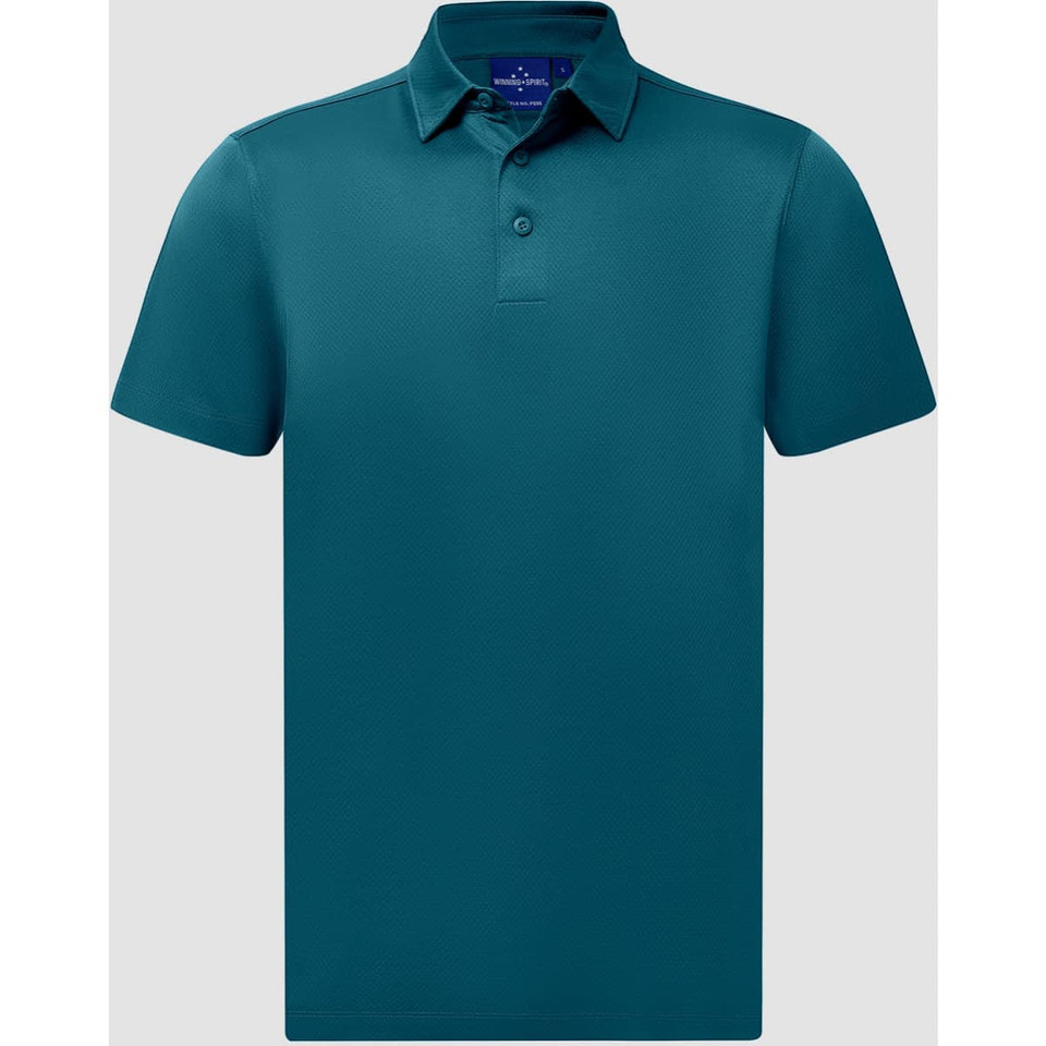 Men's Sustainable Jacquard Knit S/S Polo
