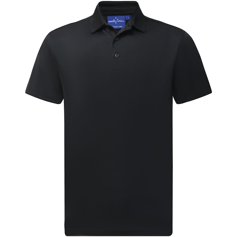 Men's Sustainable Jacquard Knit S/S Polo