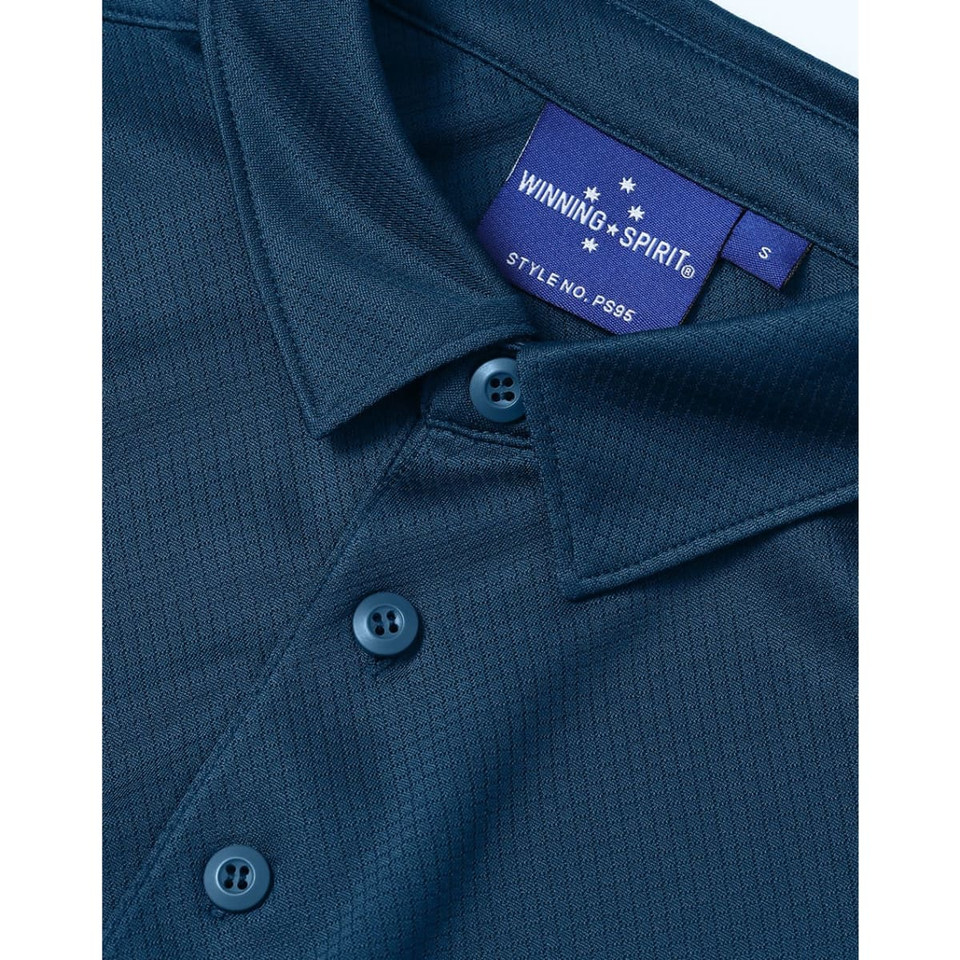 Men's Sustainable Jacquard Knit S/S Polo