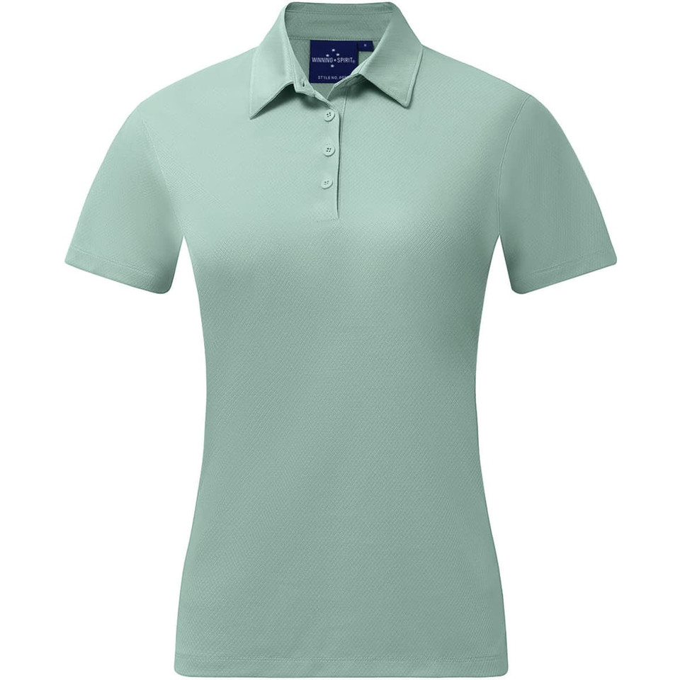 Ladies' Sustainable Jacquard Knit S/S Polo