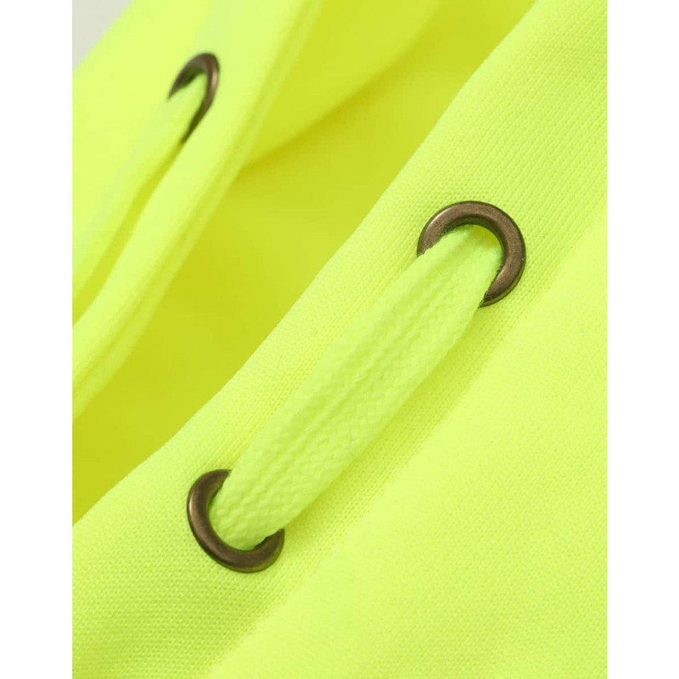 Hi-Vis Two Tone Safety Hoodie With Segmented Tapes