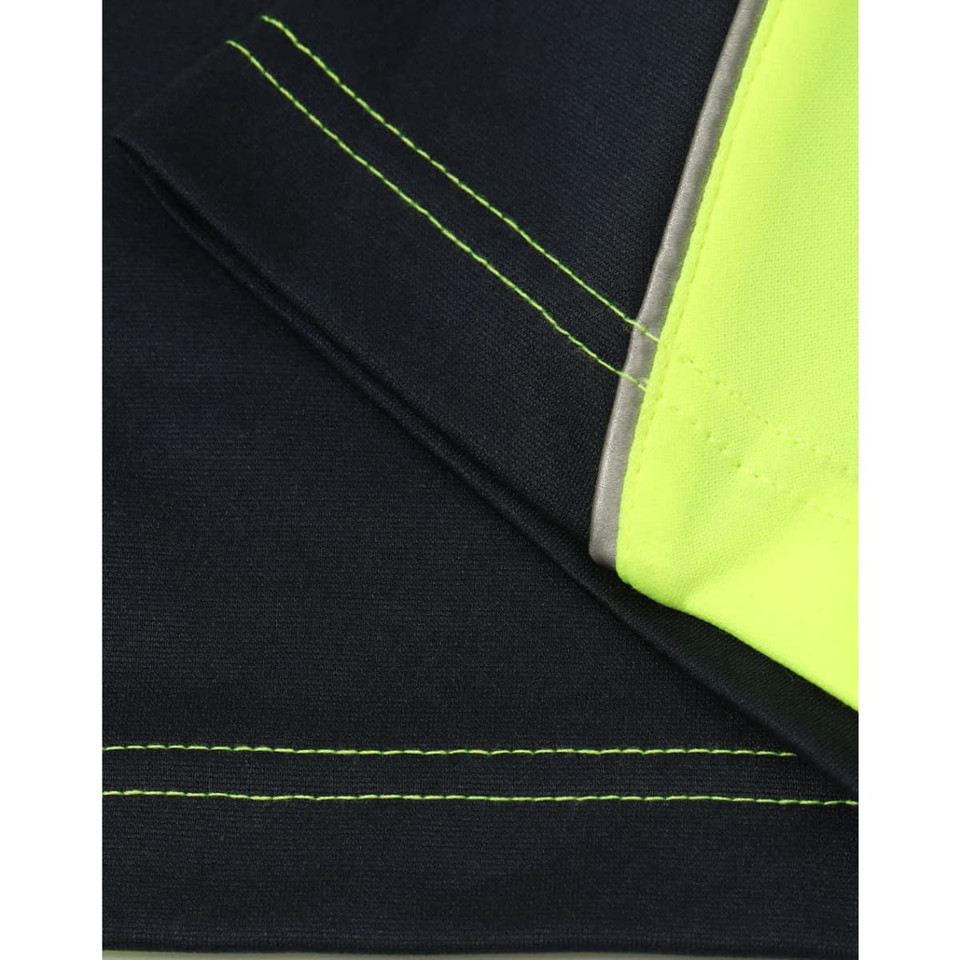 Hi-Vis Sustainable Cool-Breeze Truedry Safety L/S Polo