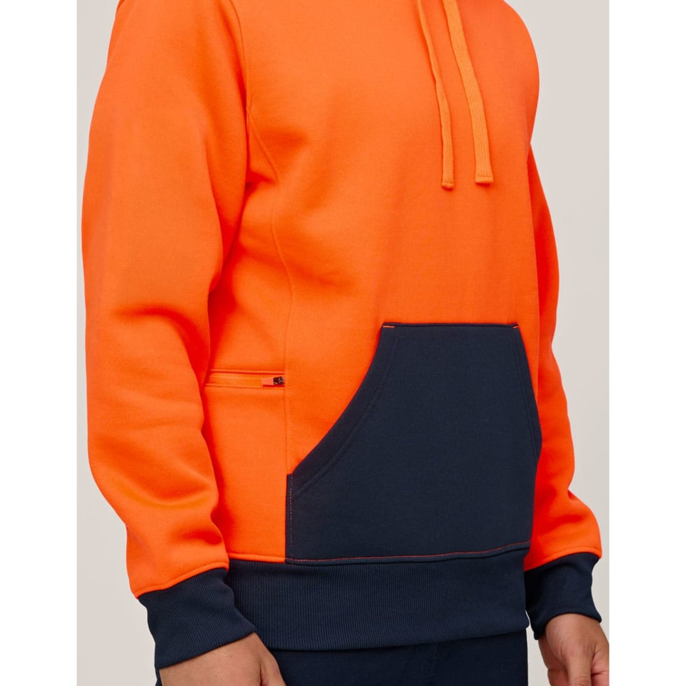 Hi-Vis Two Tone Water Resistant Fleece Hoodie