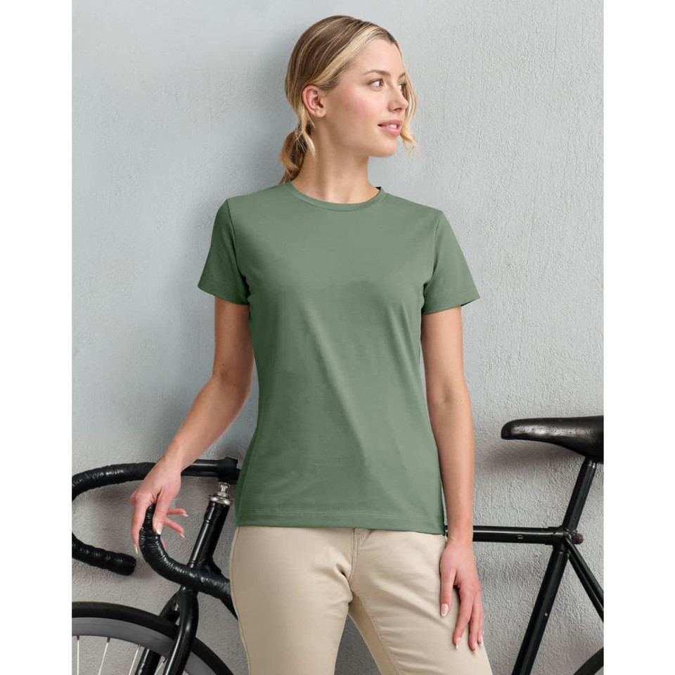Ladies' Premium Cotton Face S/S Tee Shirt