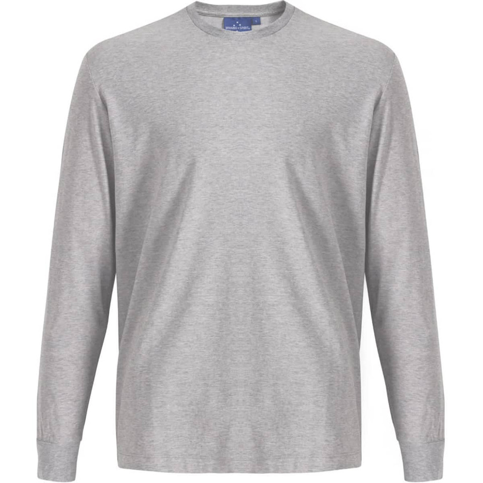 Men's Premium Cotton Face L/S Tee Shirt