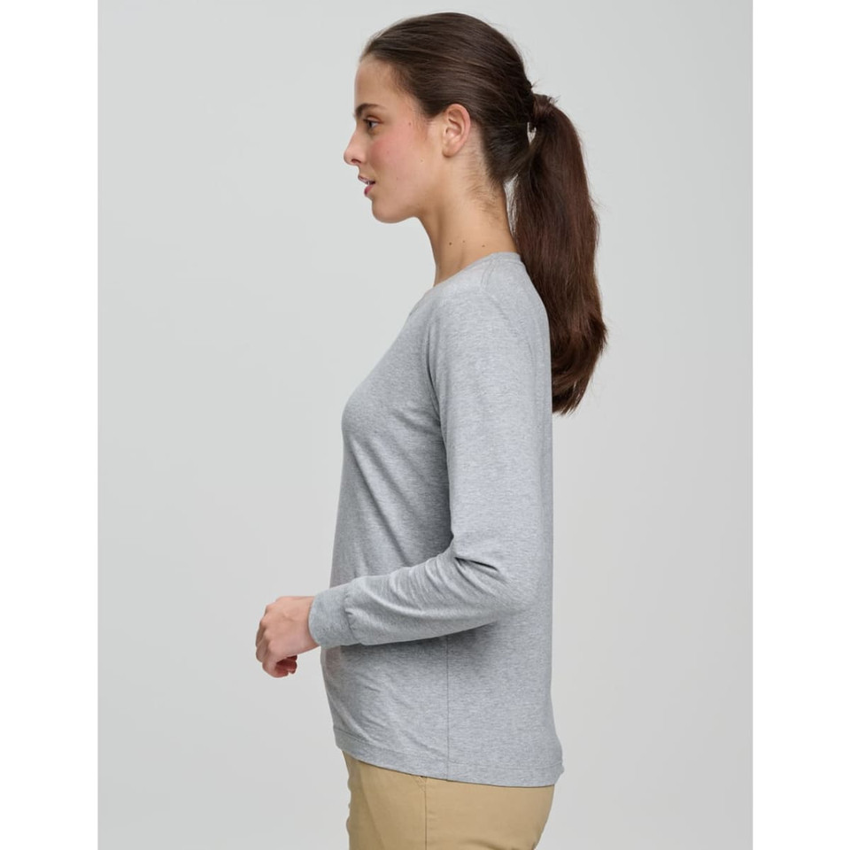 Ladies' Premium Cotton Face L/S Tee Shirt