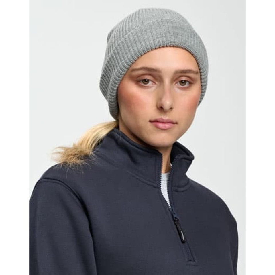 Roll Up Cable Knit Snug Beanie