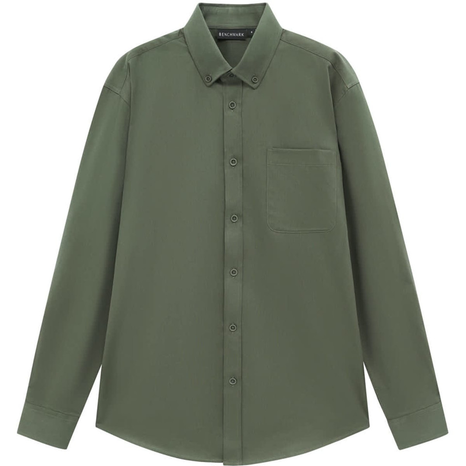 Men's Smart Casual Cotton Blend L/S Shirt