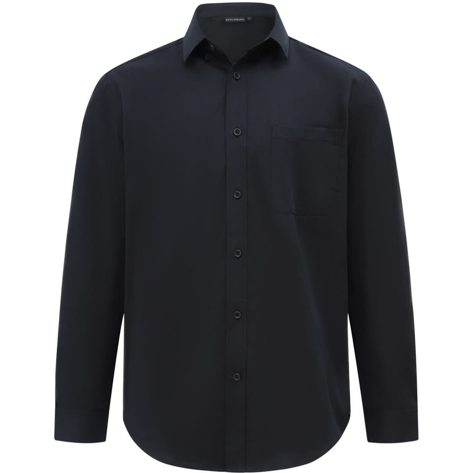 Men's Smart Casual Cotton Blend L/S Shirt