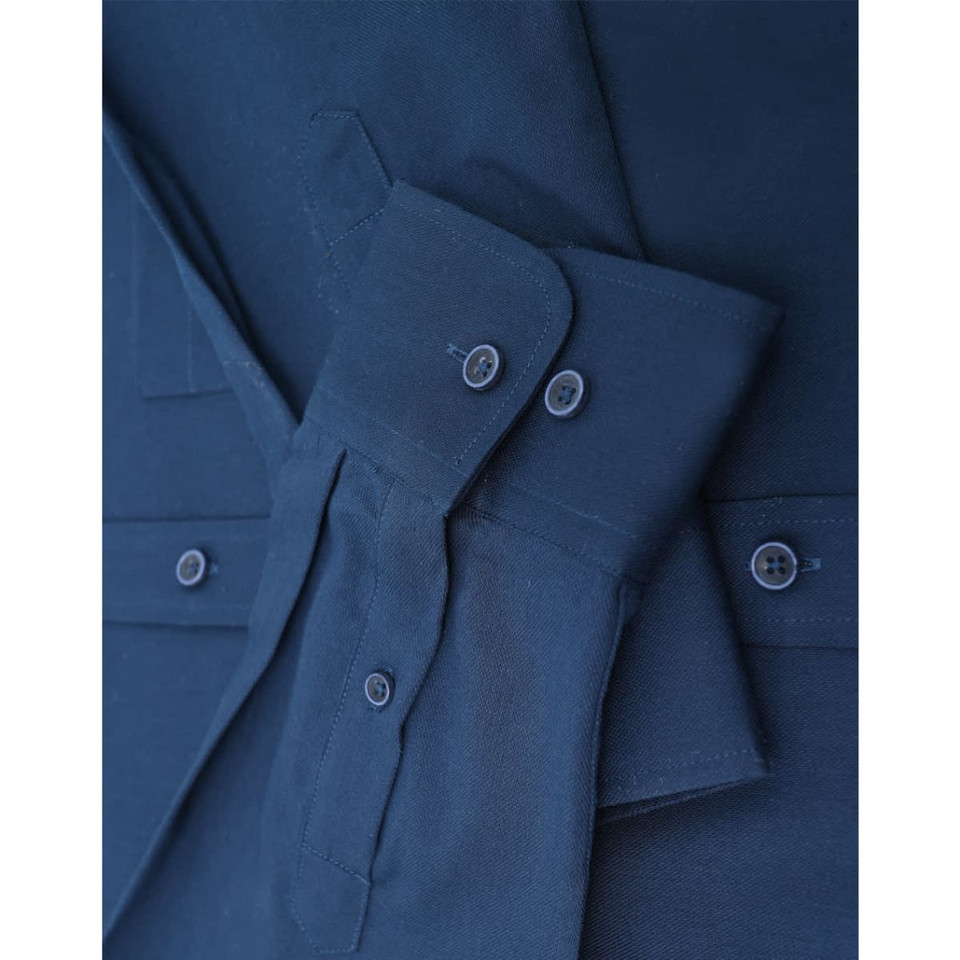 Men's Smart Casual Cotton Blend L/S Shirt