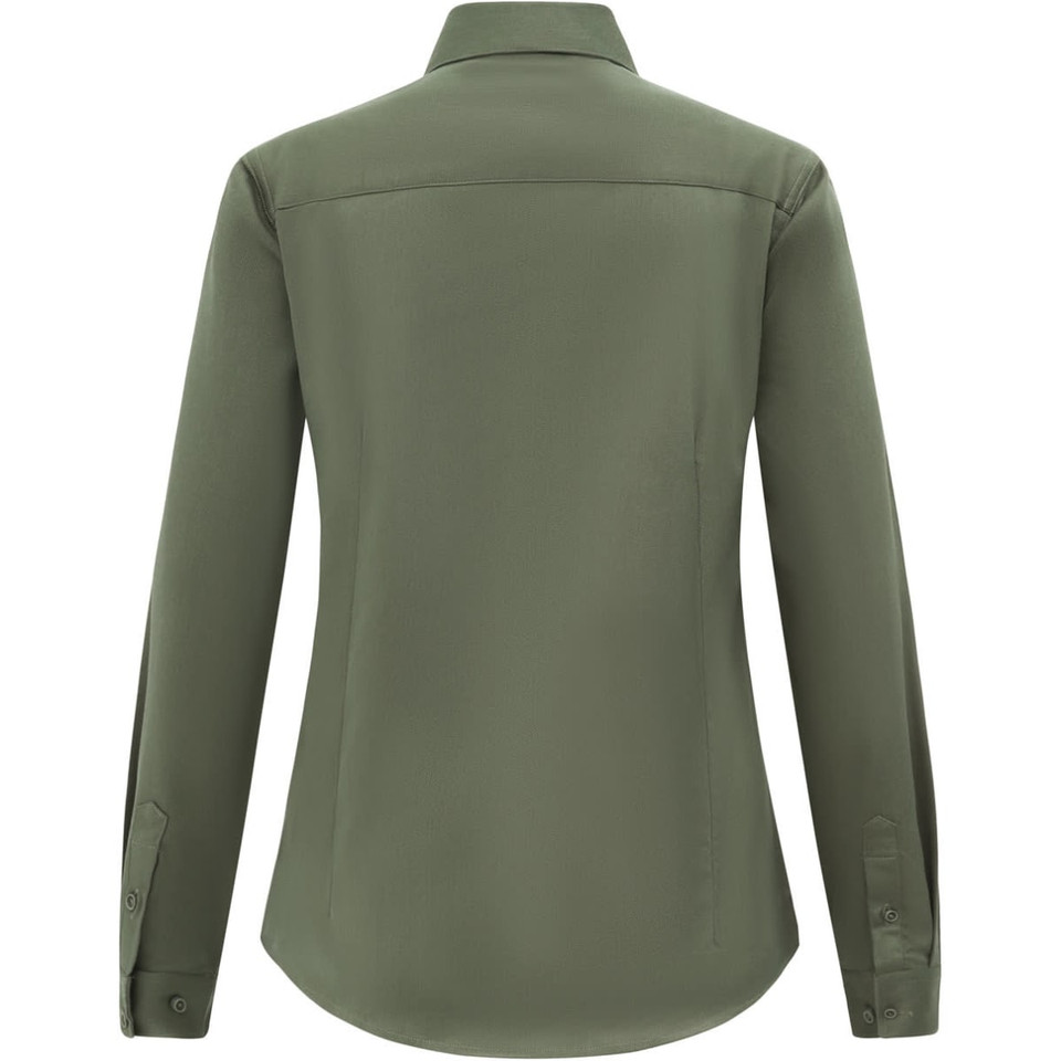 Ladies' Smart Casual Cotton Blend L/S Shirt