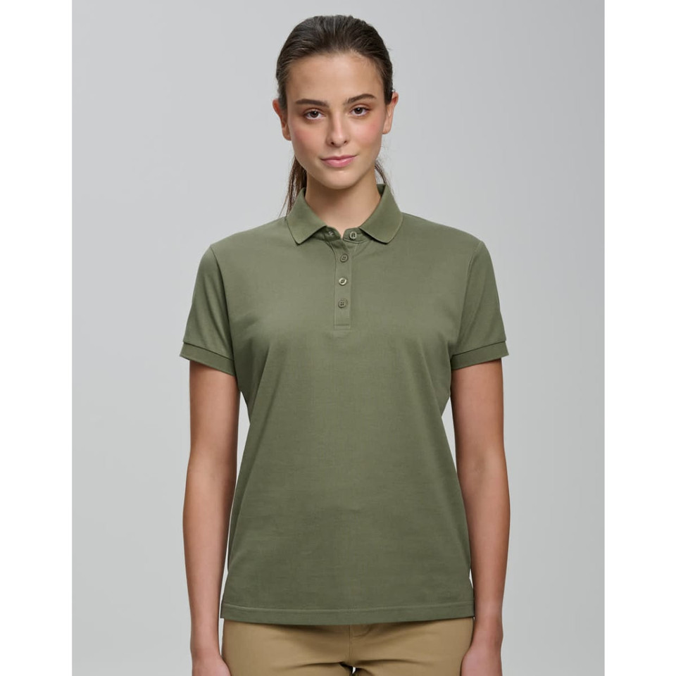 Ladies Ultrafine Cotton Pique Polo