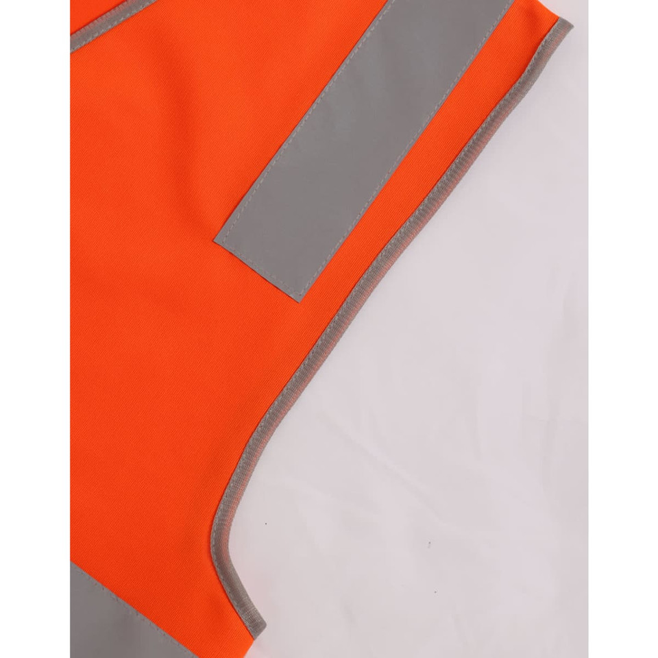 Hi Vis Safety Zip Vest With ID & Utility Pockets