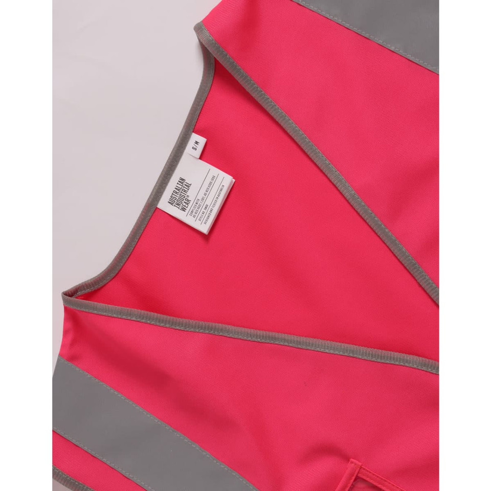 Hi Vis Safety Zip Vest With ID & Utility Pockets