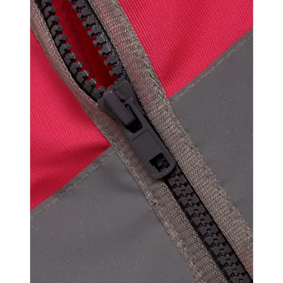 Hi Vis Safety Zip Vest With ID & Utility Pockets