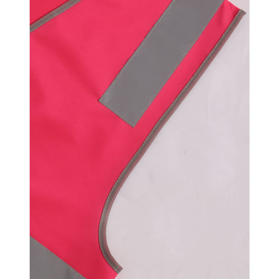 Hi Vis Safety Zip Vest With ID & Utility Pockets