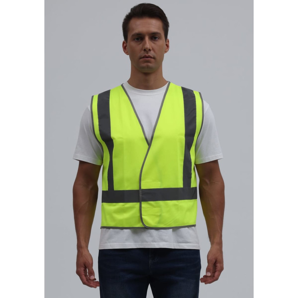Hi-Vis X Back Safety Vest with Tail