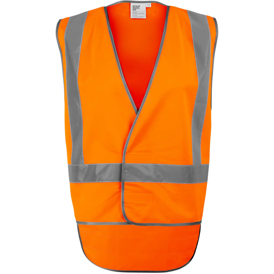 Hi-Vis X Back Safety Vest with Tail