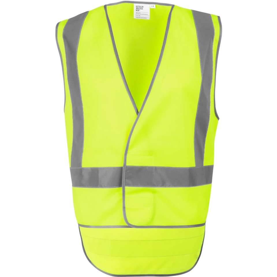 Hi-Vis X Back Safety Vest with Tail