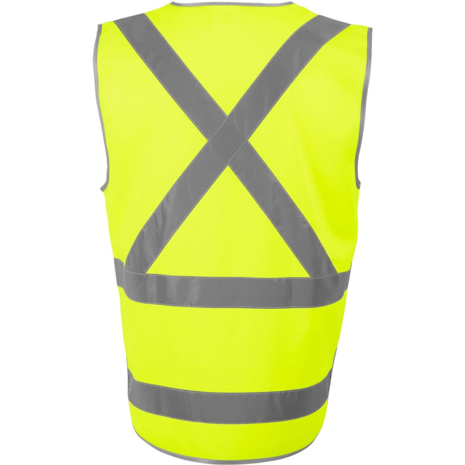 Hi-Vis X Back Safety Vest with Tail