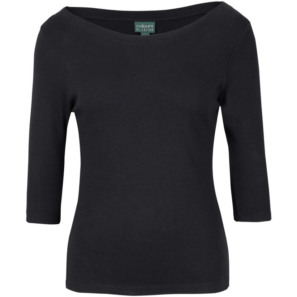 C of C Ladies 3/4 Sleeve Boat Neck Tee
