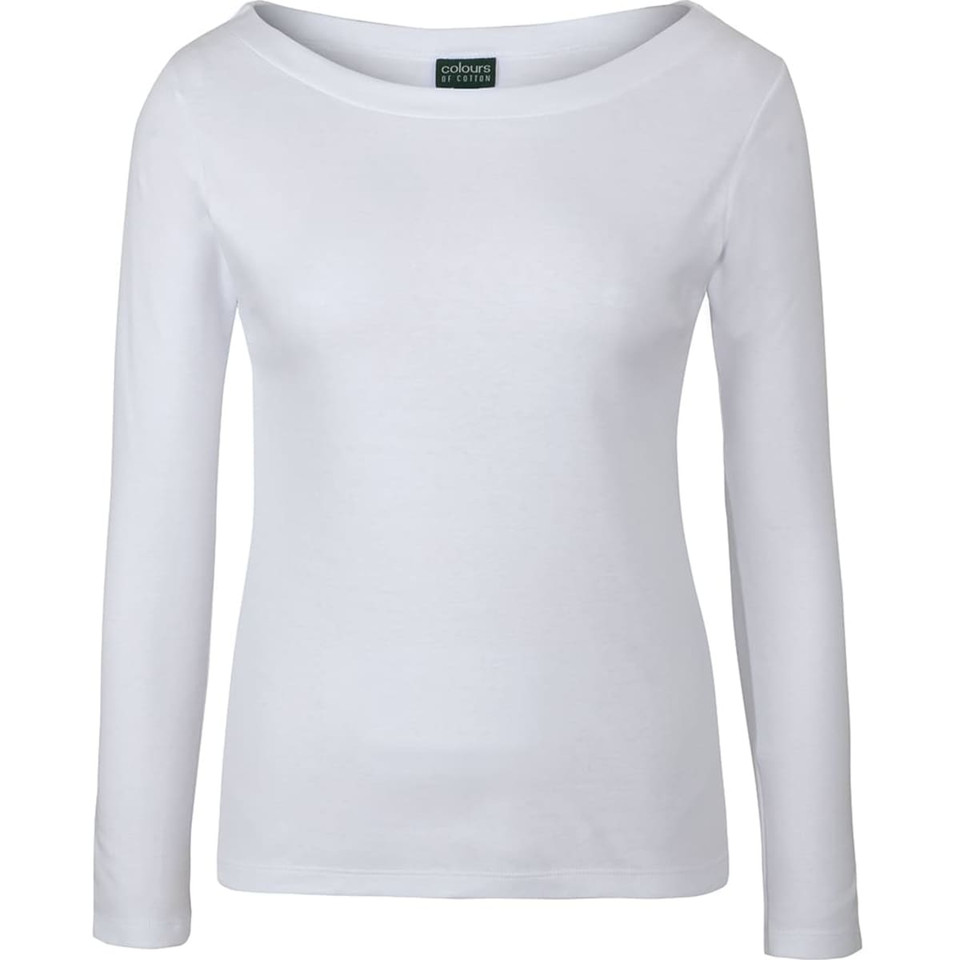 C of C Ladies L/S Boat Neck Tee