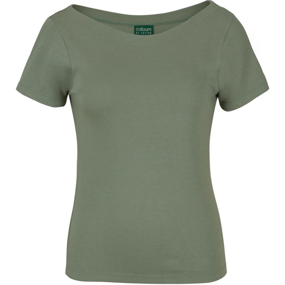 C of C Ladies S/S Boat Neck Tee