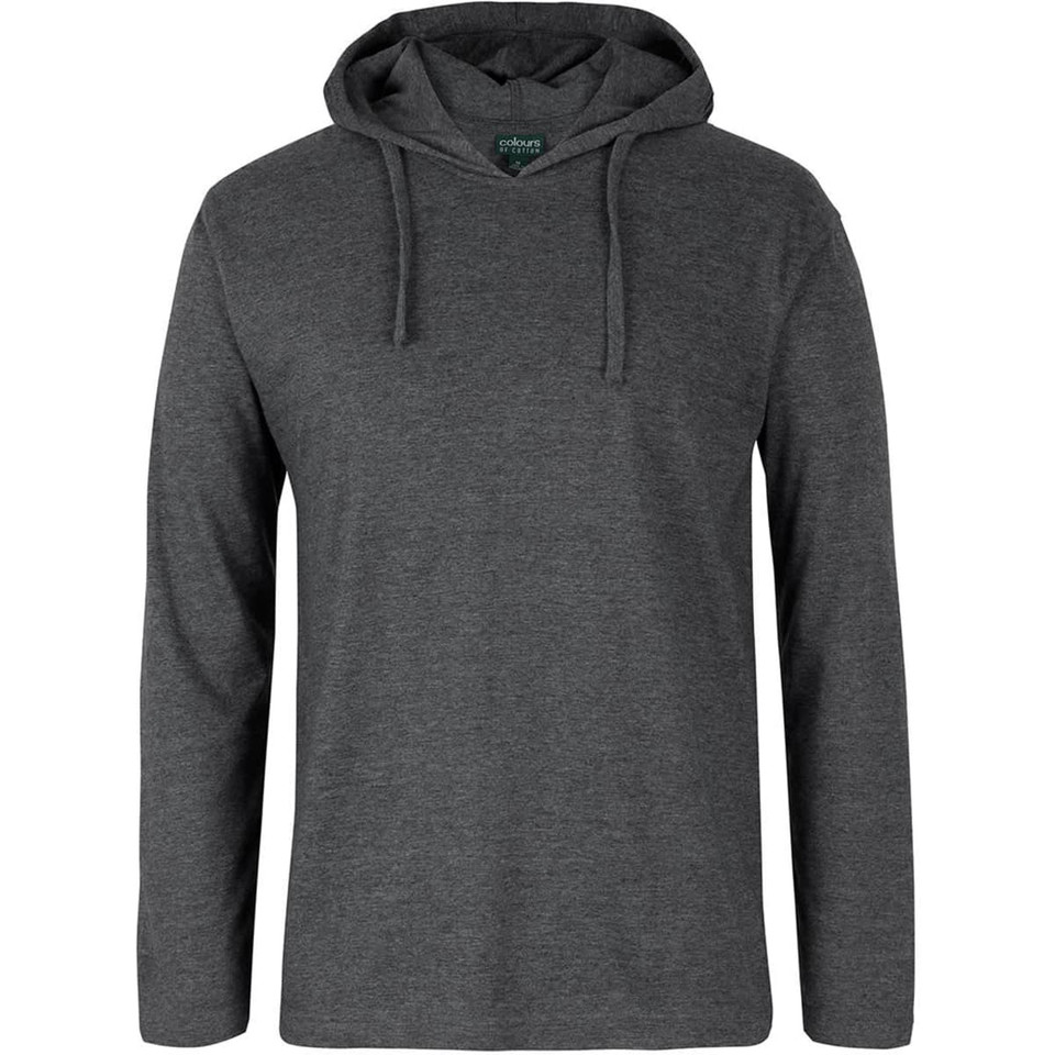 C of C L/S Hooded Tee Black